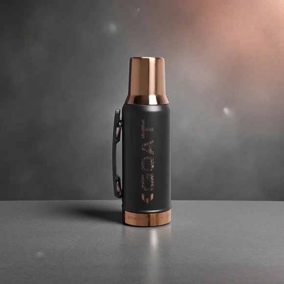 The Messi x Stanley High Precision Flow Mate System | 1.3 QT - Messi GOAT Black - Picture 2 of 4